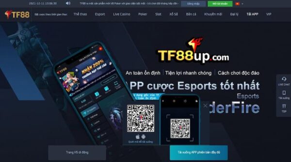 Tải app TF88 chơi xổ số trực tuyến